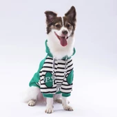 PawStar Yeşil Lucky Club Hoodie Küçük ve Orta Irk - 3