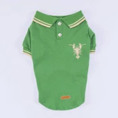 PawStar Yeşil Marine Polo Yaka T-Shirt thumbnail 4