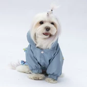 PawStar  Gri Victoria Yağmurluk Küçük ve Orta Irk - 2