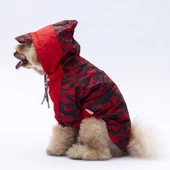 PawStar Kırmızı Dijon Yağmurluk Küçük ve Orta Irk - 4