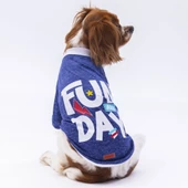 PawStar Mavi Fun Day Küçük Irk Sweat - 1