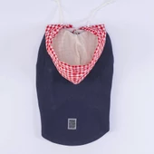 PawStar Lacivert Gingham Kapşonlu Polo T-Shirt - 6