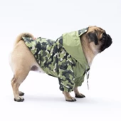 PawStar Yeşil Dijon Yağmurluk Küçük ve Orta Irk thumbnail 2