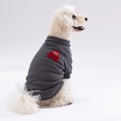 PawStar Antrasit Turleneck Sweat Küçük ve Orta Irk - 1