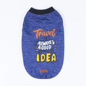 PawStar Lacivert Travel Büyük Irk T-Shirt - 4