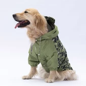 PawStar Yeşil Dijon Büyük Irk Yağmurluk - 1