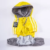 PawStar Sarı Gri Bicolor Tulum Yağmurluk Küçük ve Orta Irk - 5