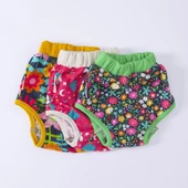 PawStar Mix Çiçekli Çamaşır (Paket de Farklı  Renk ve Desen de 3 Adet Bulunur) - 3