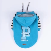 PawStar Turkuaz Lucky Club Hoodie Küçük ve Orta Irk thumbnail 5