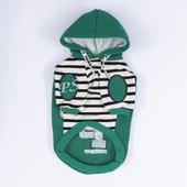 PawStar Yeşil Lucky Club Hoodie Küçük ve Orta Irk - 5