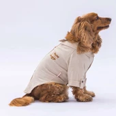 PawStar Bej Linen Look Gömlek - 3