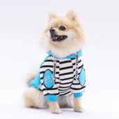 PawStar Turkuaz Lucky Club Hoodie Küçük ve Orta Irk thumbnail 4