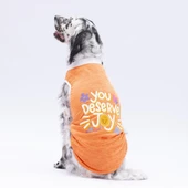 PawStar Turuncu Joy Büyük Irk T-Shirt - 1
