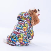 PawStar PopArt Tulum Yağmurluk Küçük ve Orta Irk - 1