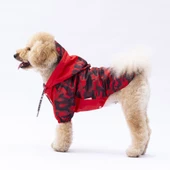 PawStar Kırmızı Dijon Yağmurluk Küçük ve Orta Irk - 1