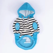 PawStar Turkuaz Lucky Club Hoodie Küçük ve Orta Irk thumbnail 6