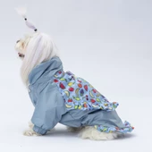 PawStar  Gri Victoria Yağmurluk Küçük ve Orta Irk - 3