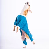 PawStar Mavi Giraffe Penye Tulum - 2