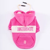 PawStar Pembe Cute Hoodie Küçük ve Orta Irk - 4