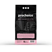 Prochoice Bentonit Bebek Pudralı Topaklanan Doğal Kedi Kumu 10 Lt - 2