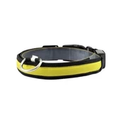 Petzz Işıklı Ayarlanabilir Flaşörlü Kedi ve Köpek Boyun Tasması Sarı 40-48 Cm / 2.5 Cm - 1