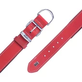 Doggie Konfor Deri Köpek Boyun Tasması Medium Kırmızı 4x52 60 Cm - 4