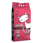 Sandy Sodyum Ultra Topaklaşan Bebek Pudralı Doğal Kedi Kumu 10 Kg - 1