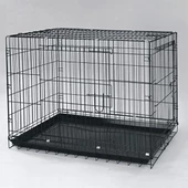 Dayang Geniş Metal Köpek Kafesi Siyah 108x69x77.5 Cm - 1
