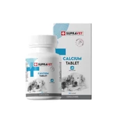 Supravet Calcium Kedi ve Köpekler İçin Kalsiyum Vitamin Tablet 75 Adet - 1