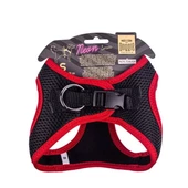 Doggie Havalı Dokuma Neon Küçük Irk Köpek Göğüs Tasması Small Kırmızı 32-38 Cm - 2