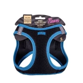 Doggie Havalı Dokuma Neon Küçük Irk Köpek Göğüs Tasması Small Mavi 32-38 Cm - 1