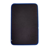Cattie Altıgen Model Kum Toplayıcı Fonksiyonel Kedi Paspası Large Mavi 50x75 Cm - 1