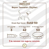 Doggie Comfort Dokuma Köpek Boyun Tasması Medium Haki 1.5x25-30 Cm - 4