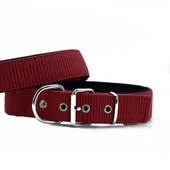 Doggie Elit Dokuma Köpek Boyun Tasması Large Kırmızı 4x57-65 Cm - 1