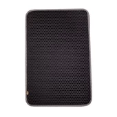 Cattie Altıgen Model Kum Toplayıcı Fonksiyonel Kedi Paspası Large Gri 50x75 Cm - 1