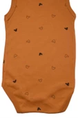 Micky Desenli Zıbın Çıtçıtlı Body Kahverengi - 5