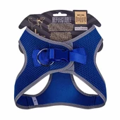 Doggie Havalı Dokuma Reflektör Küçük Irk Köpek Göğüs Tasması Large Mavi 42-48 Cm - 2