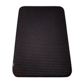Cattie Altıgen Model Kum Toplayıcı Fonksiyonel Kedi Paspası Large Siyah 50x75 Cm - 2
