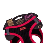 Doggie Havalı Dokuma Neon Küçük Irk Köpek Göğüs Tasması Xsmall Pembe 30-34 Cm - 3