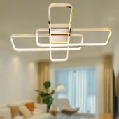 TT Aydınlatma TT040-FSR   Fransız Sarısı Kaplama Plofonyer Led Avize - 3