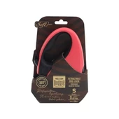 Doggie Soft Otomatik Köpek Uzatma Tasması Small Pembe 15 Kg 5 Mt - 1
