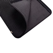 Cattie Altıgen Model Kum Toplayıcı Fonksiyonel Kedi Paspası Medium Siyah 37x50 Cm - 4
