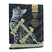 Cattie Kedi Göğüs ve Gezdirme Tasma Takımı Haki 1x25-40 Cm - 1