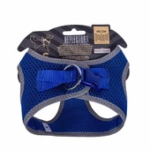 Doggie Havalı Dokuma Reflektör Küçük Irk Köpek Göğüs Tasması Small Mavi 32-38 Cm - 2