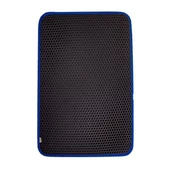 Cattie Altıgen Model Kum Toplayıcı Fonksiyonel Kedi Paspası Medium Mavi 37x50 Cm - 1