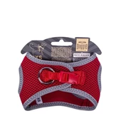 Doggie Havalı Dokuma Reflektör Küçük Irk Köpek Göğüs Tasması Xxxsmall Kırmızı 22-26 Cm - 2