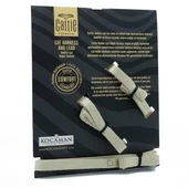 Cattie Kedi Göğüs ve Gezdirme Tasma Takımı Haki 1x25-40 Cm - 2