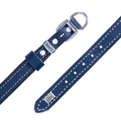 Doggie Konfor Deri Köpek Boyun Tasması Medium Royal Mavi 1.5x25-30 Cm - 4