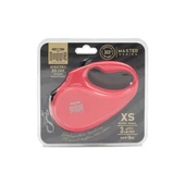 Doggie Master Otomatik Köpek Uzatma Tasması Xsmall Pembe 12 Kg 3 Mt - 1