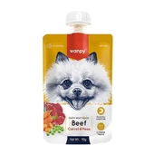 Wanpy Taze Sığır Etli ve Havuçlu Et Ezmesi Doğal Köpek Ödülü 90 Gr - 1